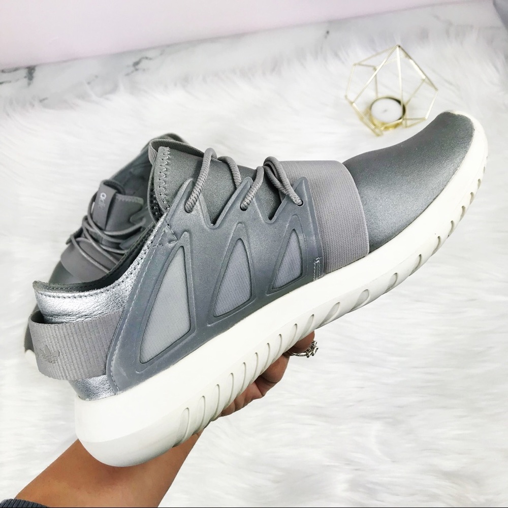 Adidas Tubular Gray metallic Casual Shoes